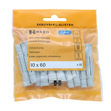 Universalplugg 10 x 60 mm 10-pack Heco
